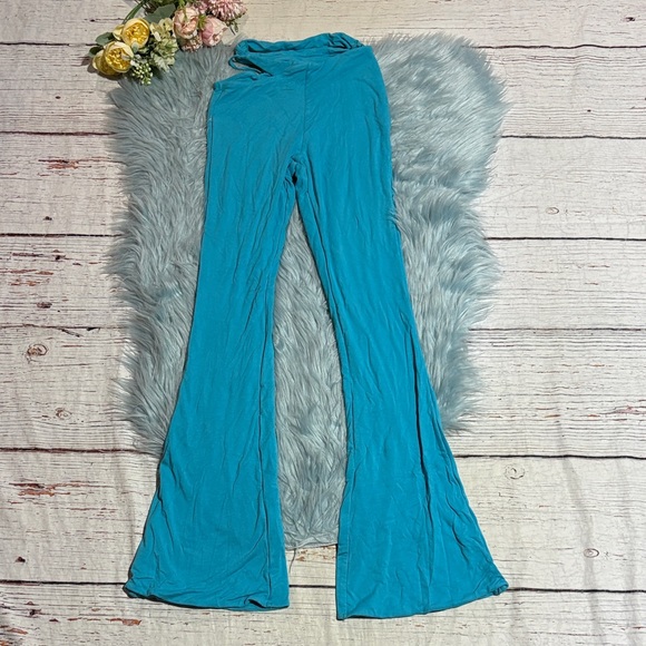 Oh Polly Pants - Oh Polly Turquoise Flare Pants sz 0